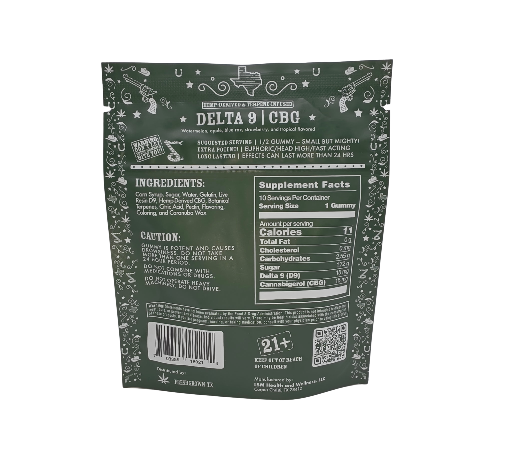Live Resin D9 Gummies